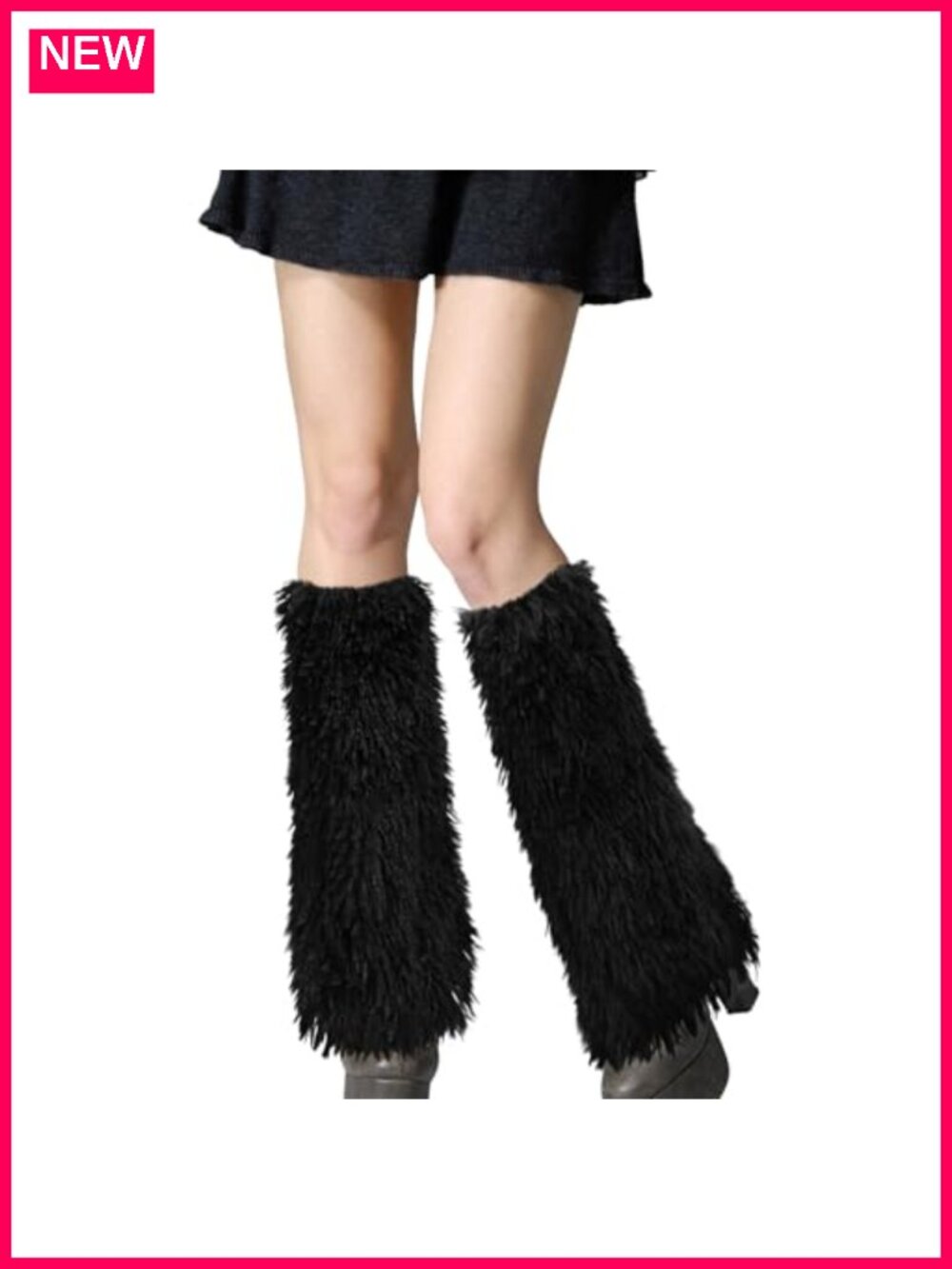 Fuzzy Leg Warmers Furry Boot Covers for Women - Cozy Fluffy Leg Warmer for
